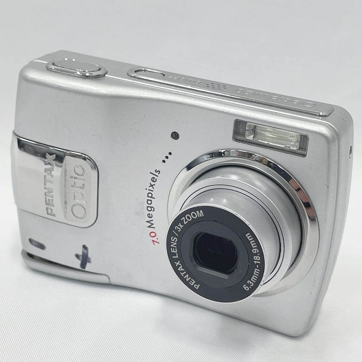 2220421 PENTAX ペンタックス Optio M20 オプティオ シルバー コンパクト デジタルカメラ