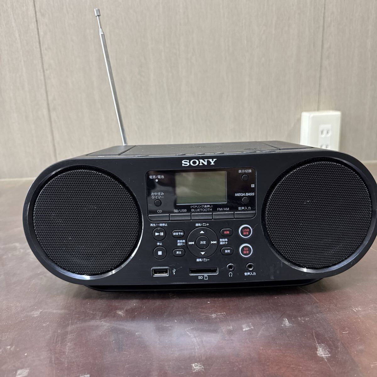 【本体のみ】ソニー SONY パーソナルオーディオシステム ZS-RS81BT CD/FMAMラジオ/SDカード/USB/Bluetooth 