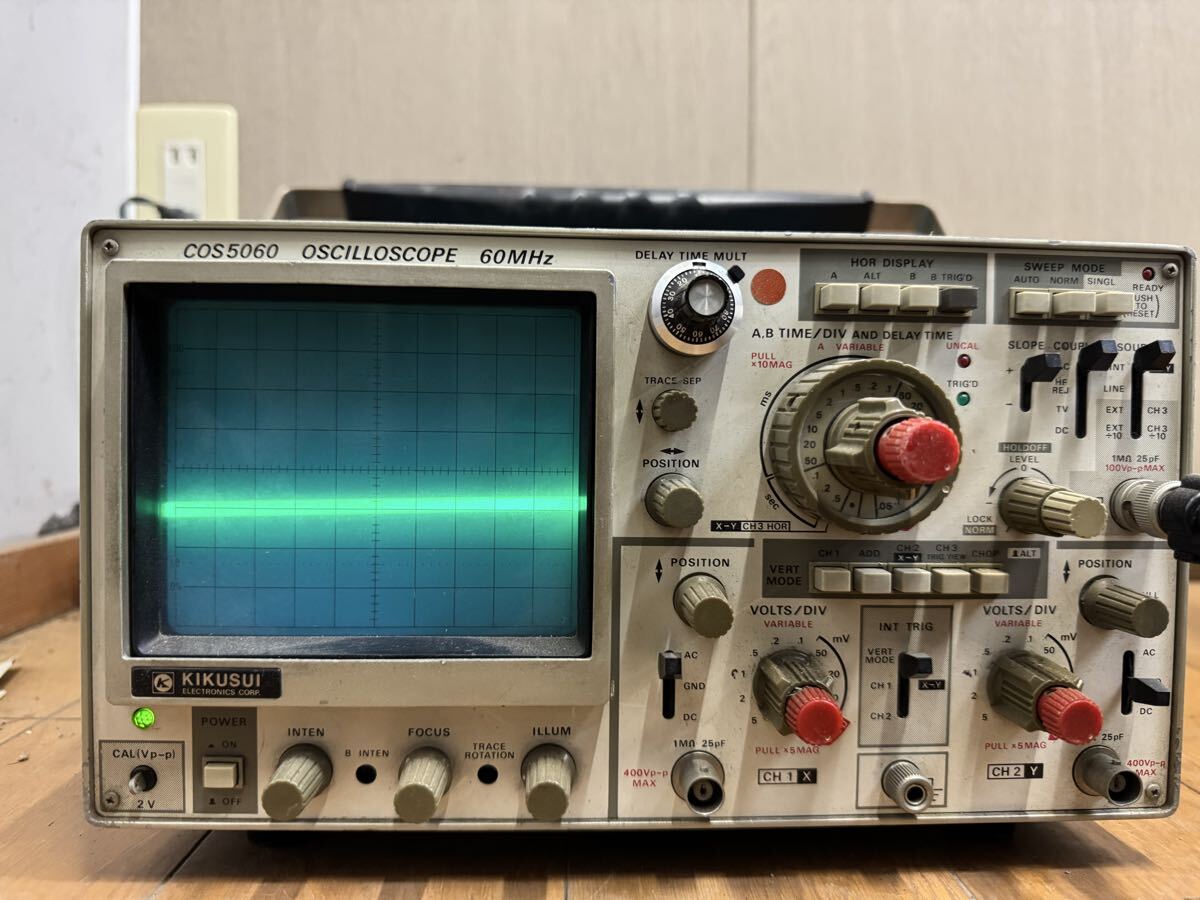 KIKUSUI COS5060 OSCILLOSCOPE 60MHz