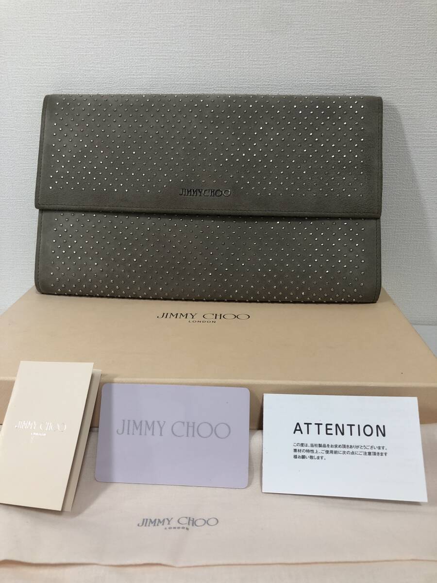 A43　JIMMY　CHOO　ジミーチュウ　クラッチ　セカンド　バッグ