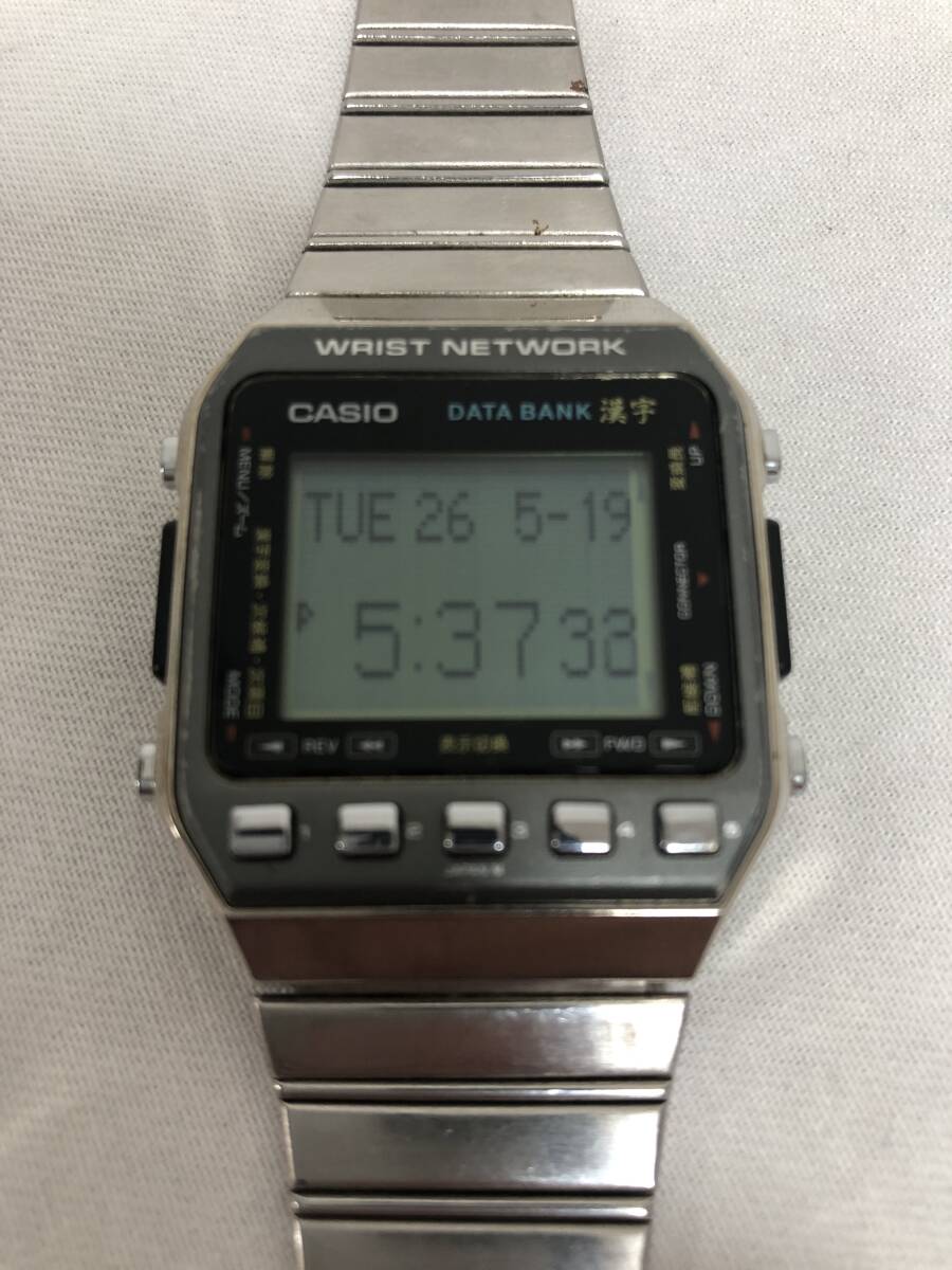 D25　希少　CASIO　カシオ　データバンク　DKW-100　電池交換済
