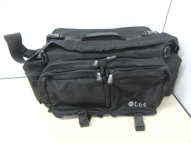 5349RMZ4◇f.64 カメラバッグ ブラック ショルダー◇中古