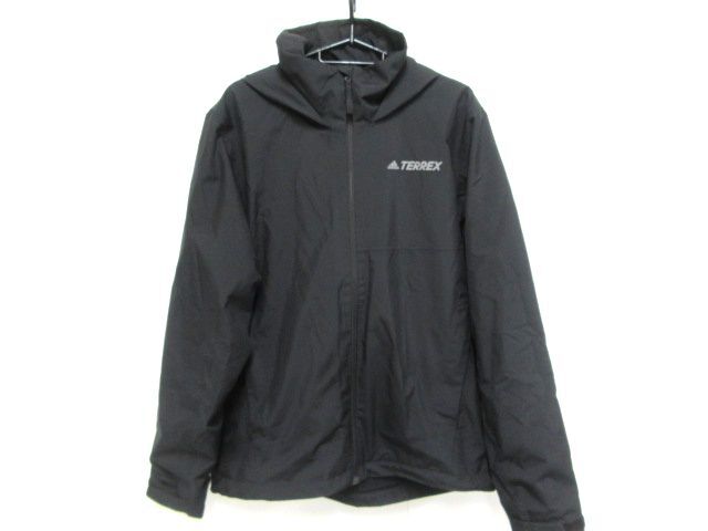 5351RMZ4◇adidas TERREX アディダス テレックス ジップアップジャケット XL ブラック◇中古