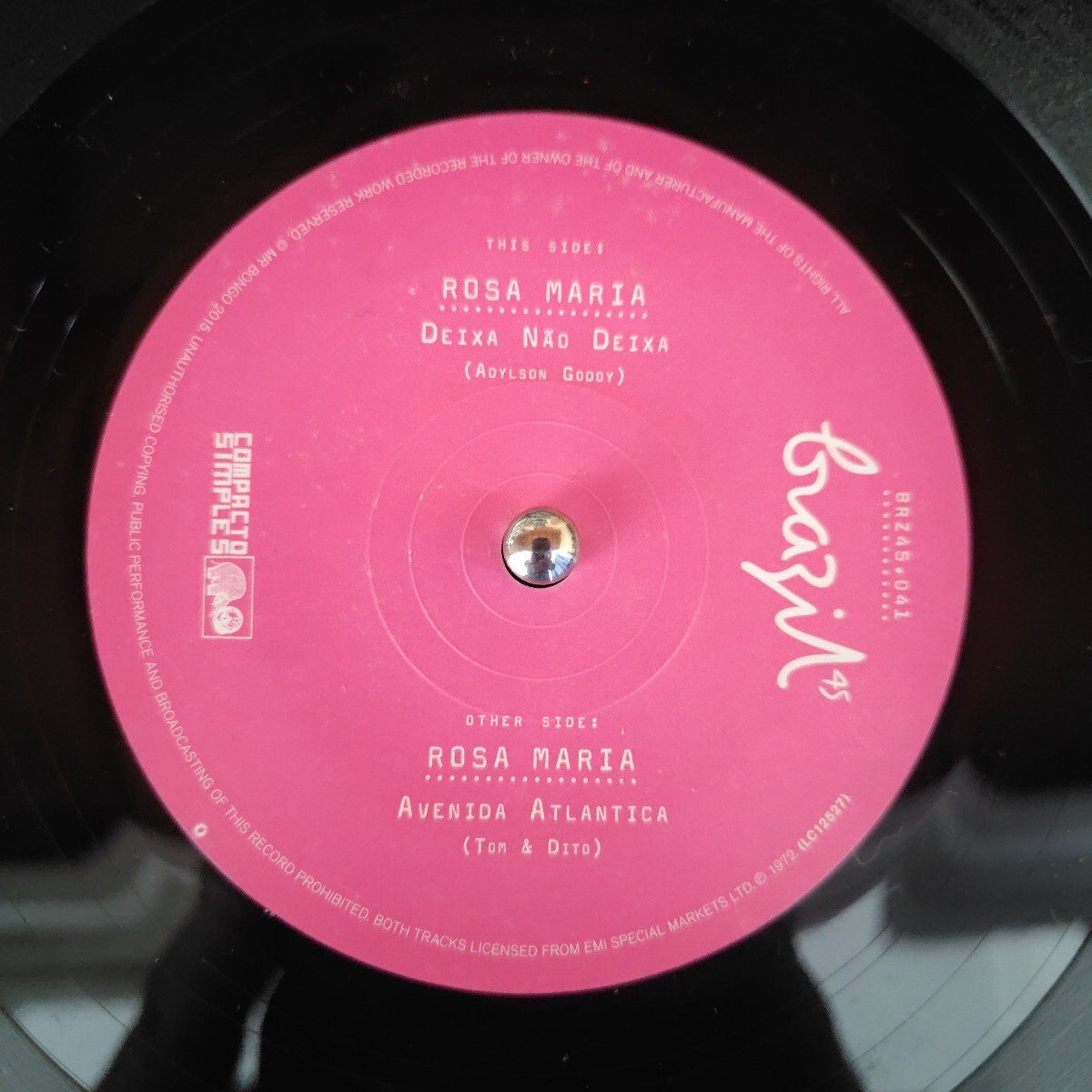 rosa maria deixa nao deixa ep 7inch ブラジル　brasil　サンバ　ファンク　samba funk mr bongo UK盤