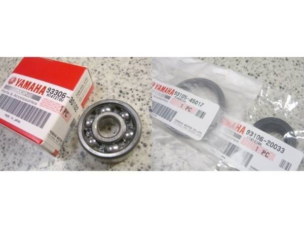 ★RZ250/RZ350 フロントホイール ベアリング シール ☆2/ 93306-30103 ベアリング/ 93105-45017 オイルシール/93106-20002 オイルシール