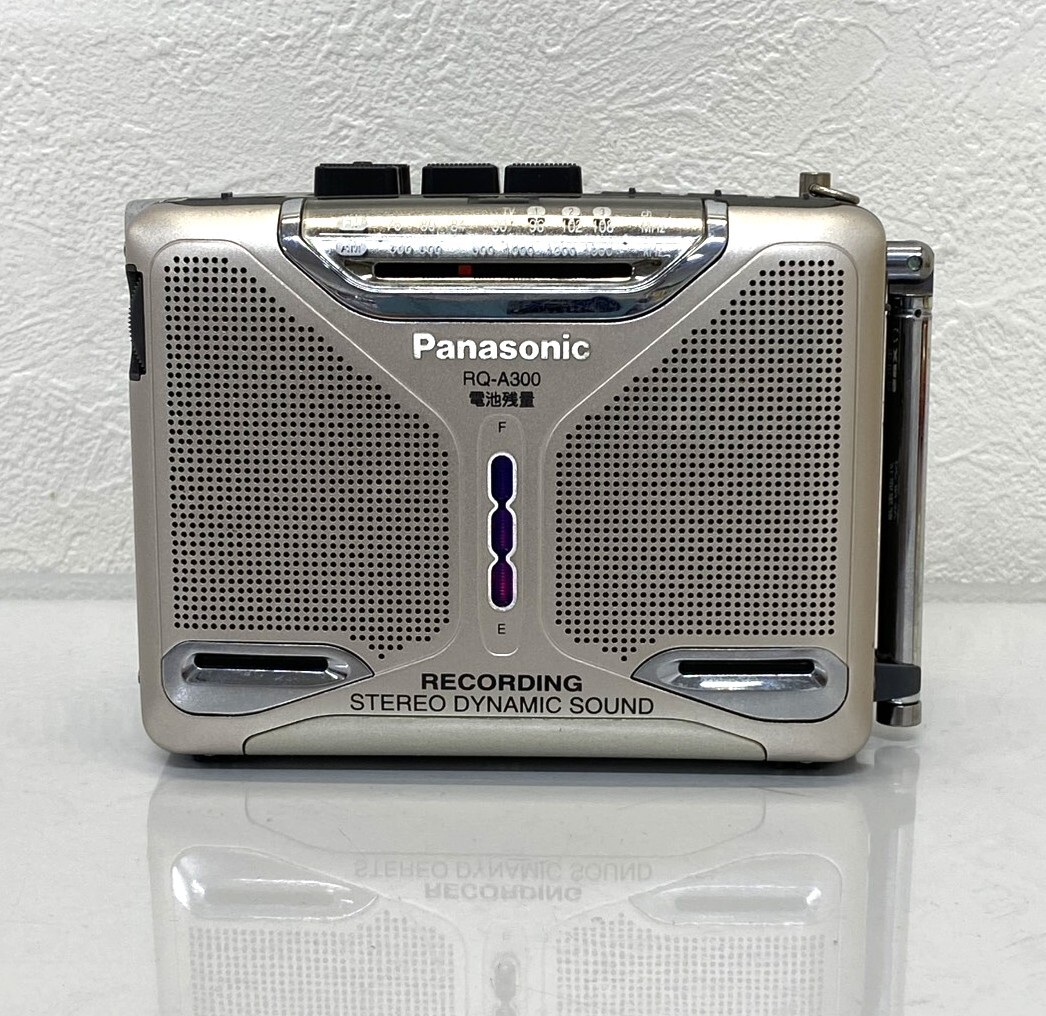 ※ 稼動品！ Panasonic RQ-A300 パナソニック ステレオラジオカセットレコーダー ポータブル AM/FMラジオ 中古