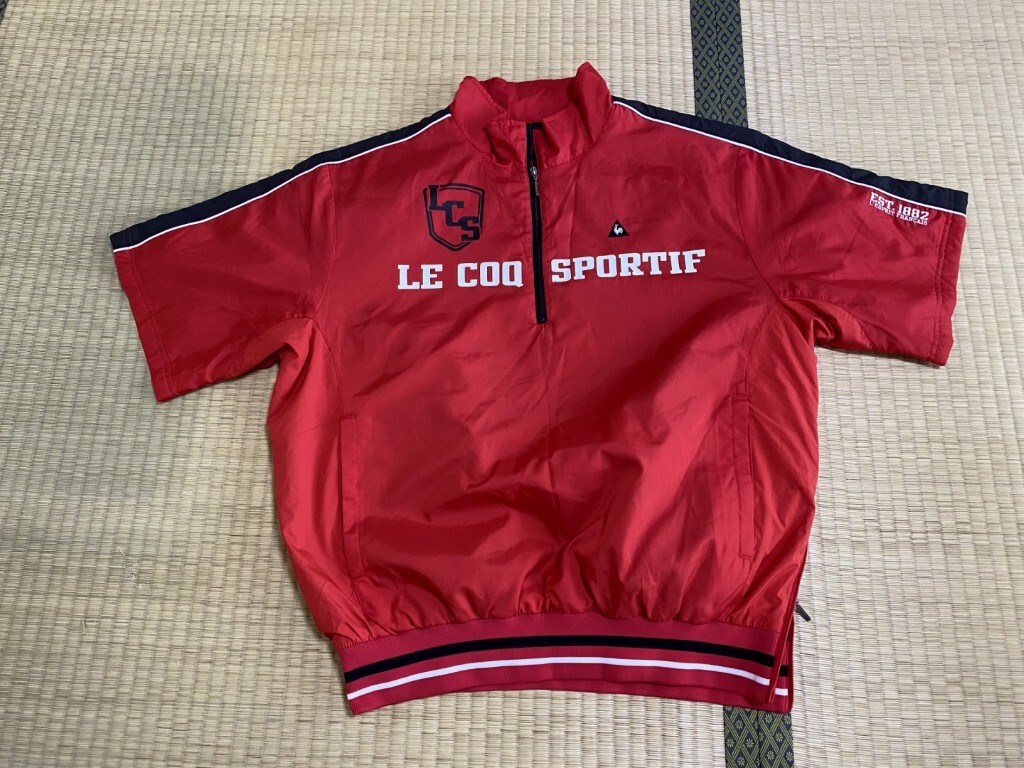 lecoqsportif/ルコック ゴルフ 中綿入り半袖ジップブルゾン Ｍ