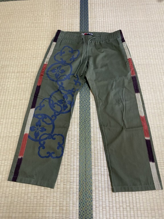 着用感あり】泥棒日記/ドロボウニッキ 和柄 スウェットパンツ サイズ 中
