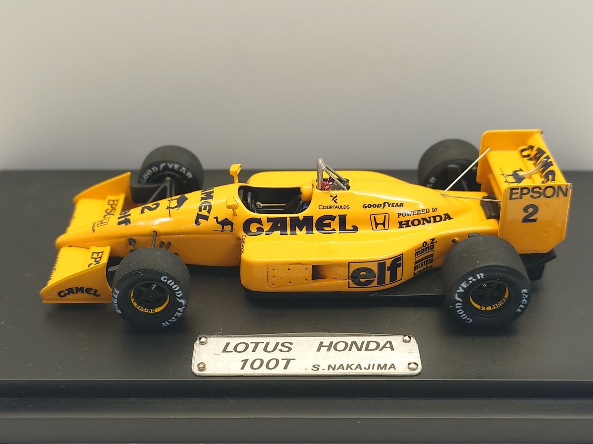 タメオキット完成品 1/43 キャメル ロータス ホンダ 100T #2 中嶋悟 CAMEL LOTUS HONDA CA90B/6/1.afi0b/5.c000@65t17