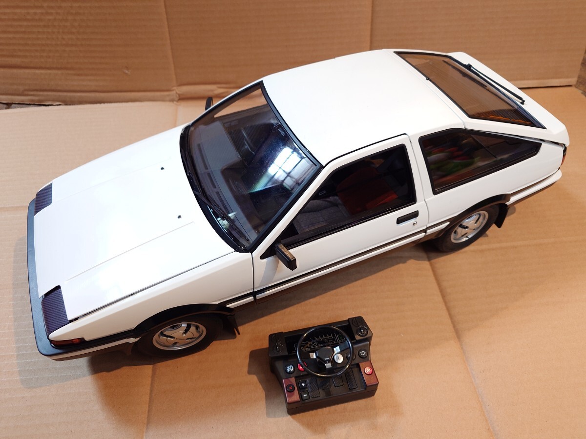 動作確認済 デアゴスティーニ 1/8 トヨタ スプリンタートレノ AE86 ホワイト 検索 頭文字D INITIAL イニシャル GE900@65t13