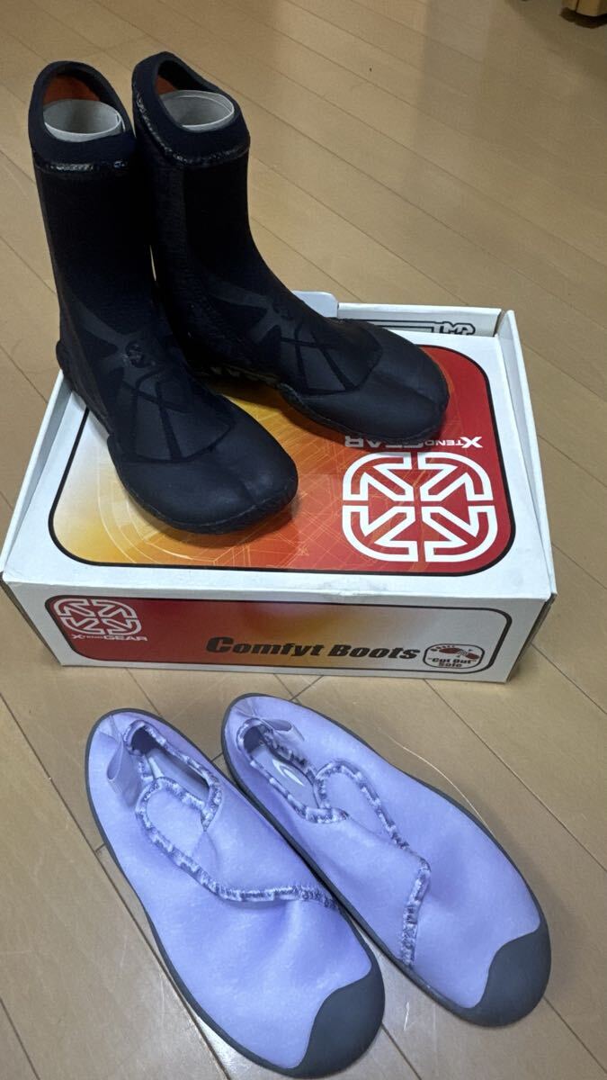 未使用Comfyt Boots 5mm 22cmサーフブーツ＆1回利用TIGDRE 