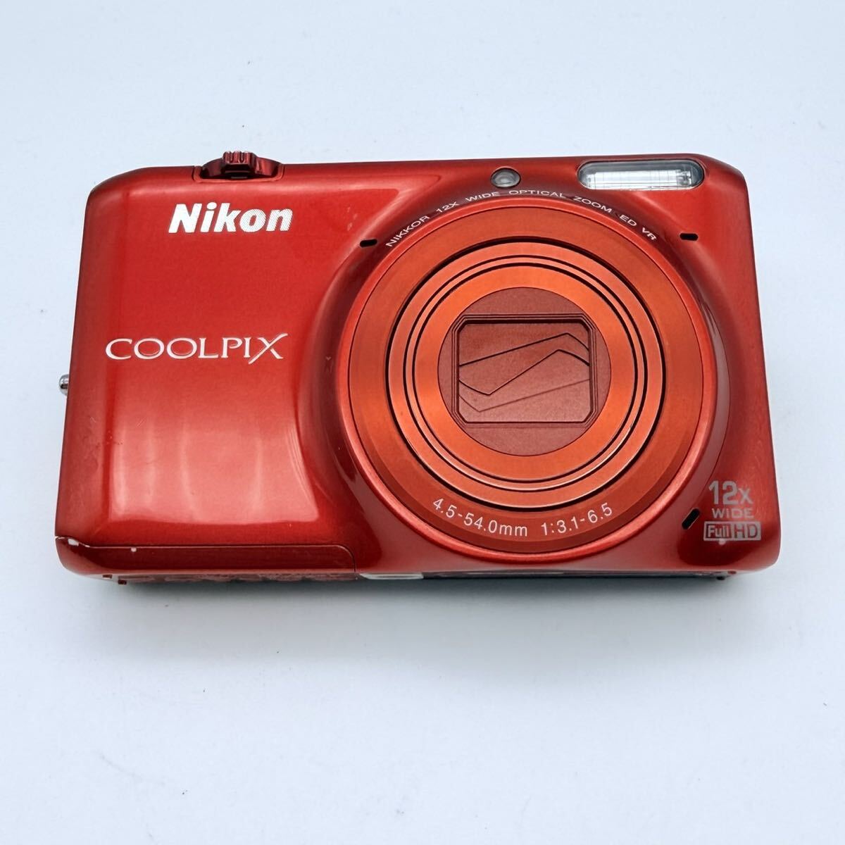 ○動作未確認 Nikon COOLPIX S6500 コンパクトデジタルカメラ ニコン クールピクス レッド