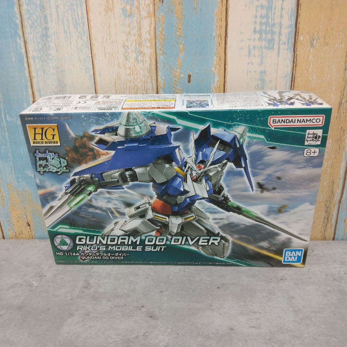 BANDAI NAMCO ガンダムビルドダイバーズ HG 1/144 ガンダムダブルオーダイバー プラモデル 未組立品