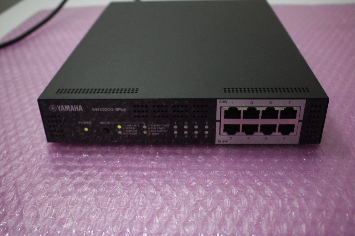 F6924 YAMAHA ヤマハ スマートL2スイッチ SWX2200-8PoE