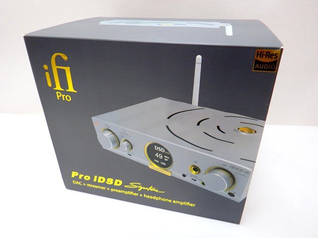 iFi audio Pro iDSD Signature オールインワン DAC/ストリーマー/プリアンプ/ヘッドフォンアンプ