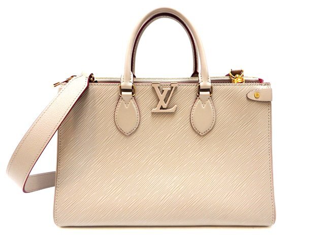 LOUIS VUITTON ルイヴィトン エピ グルネル・トートMM M57686 2way ハンドバッグ ショルダーバッグ レザー グレージュ系