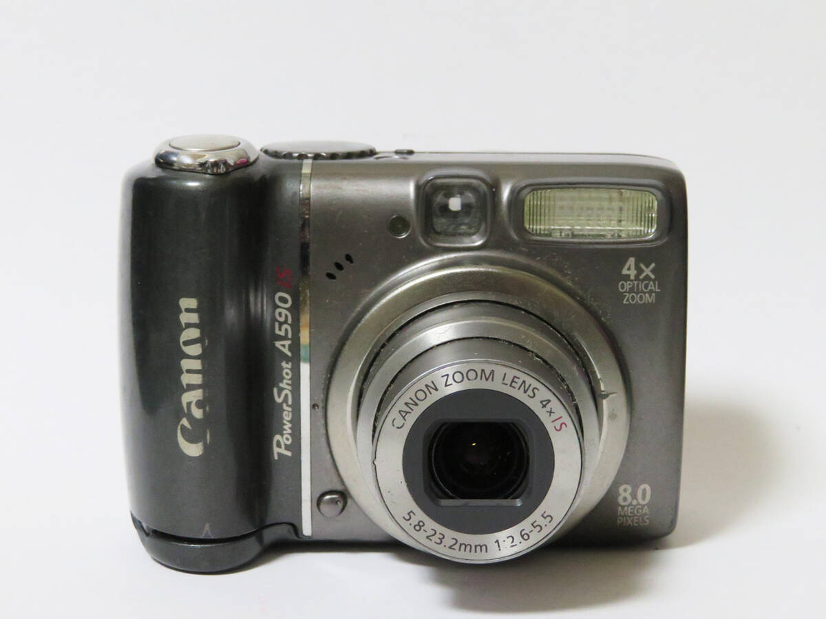 訳あり品 CCDセンサー搭載 キャノン Canon PowerShot A590 IS 正常動作品 #9371