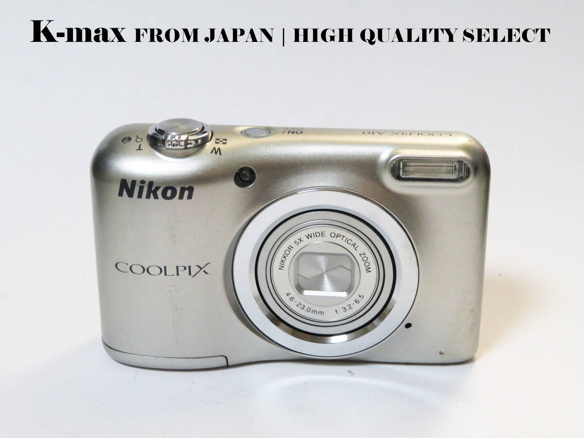 【極上美品】 Nikon COOLPIX A10 Silver | Mint Condition from Japan | CCD Sensor Classic #9407