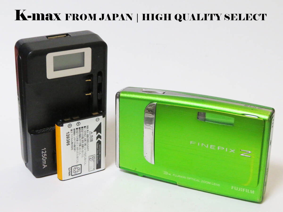【極上美品】 Fujifilm FinePix Z10fd ライムグリーン 正常動作品 | Mint / All Functions OK | CCD Sensor Classic #9451