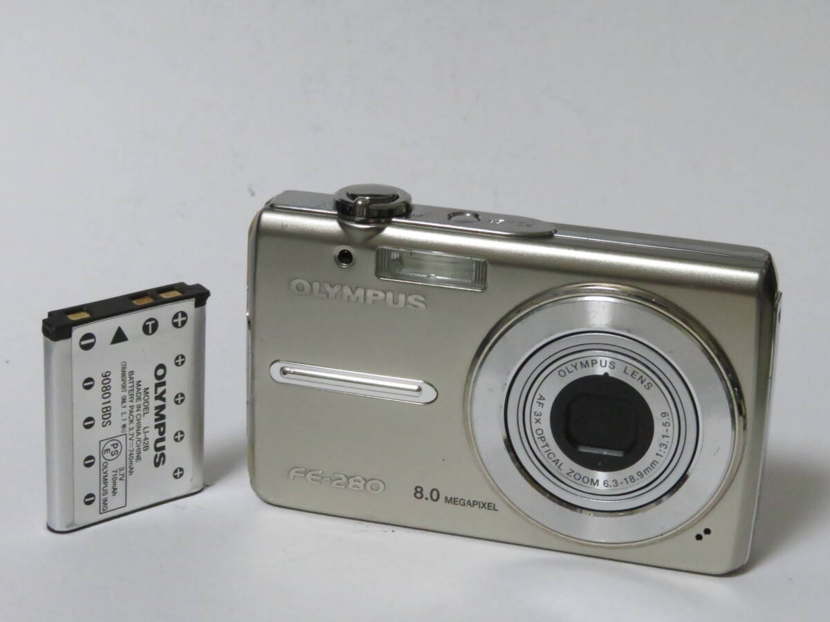 【極上美品】 Olympus FE-280 Silver | Mint Condition from Japan | CCD Sensor Classic #9483