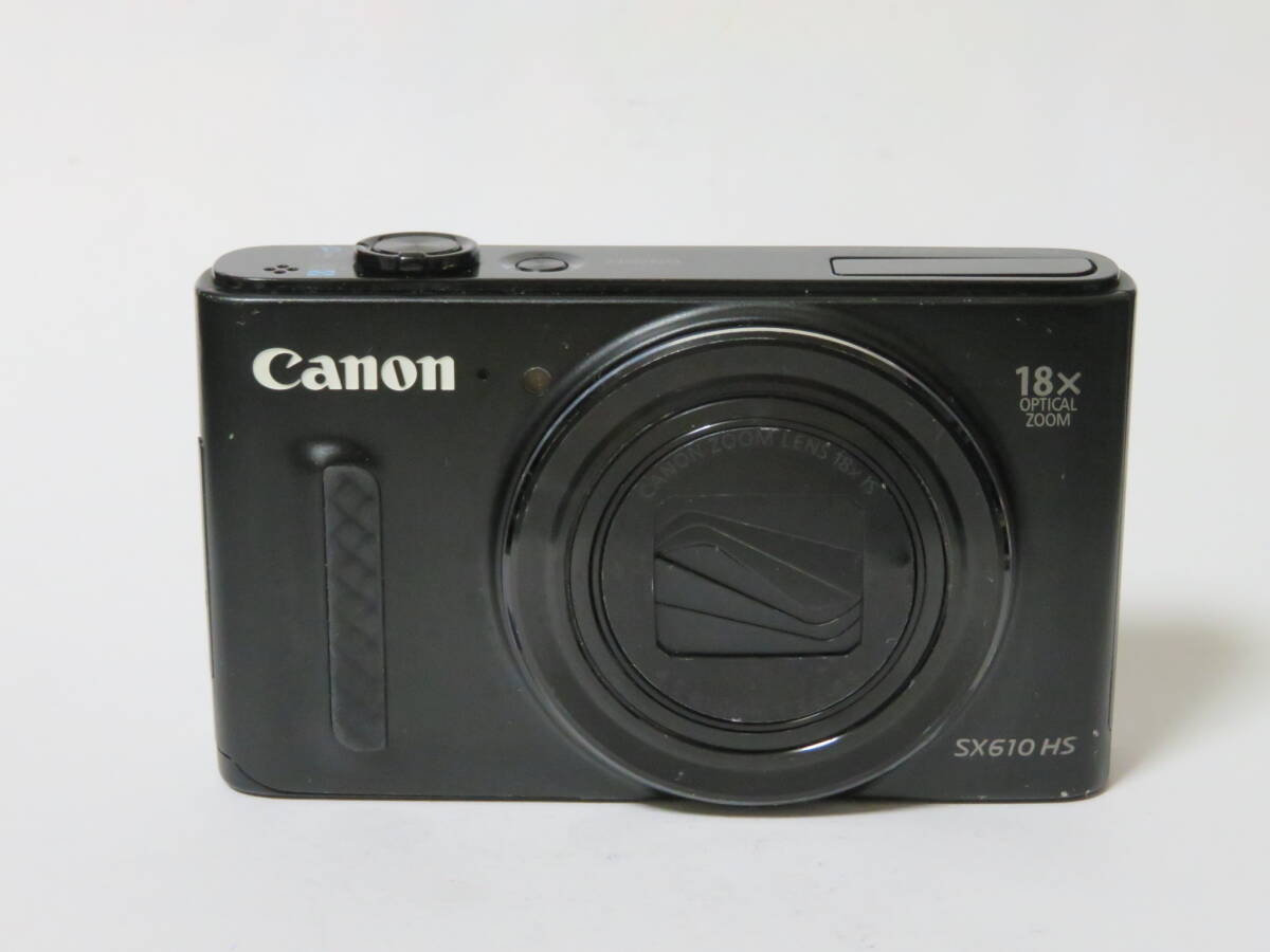 電池ストッパ爪折れ 【並品】 Canon PowerShot SX610 HS Black 正常動作確認済み [Mint / All Functions OK] Classic #9554