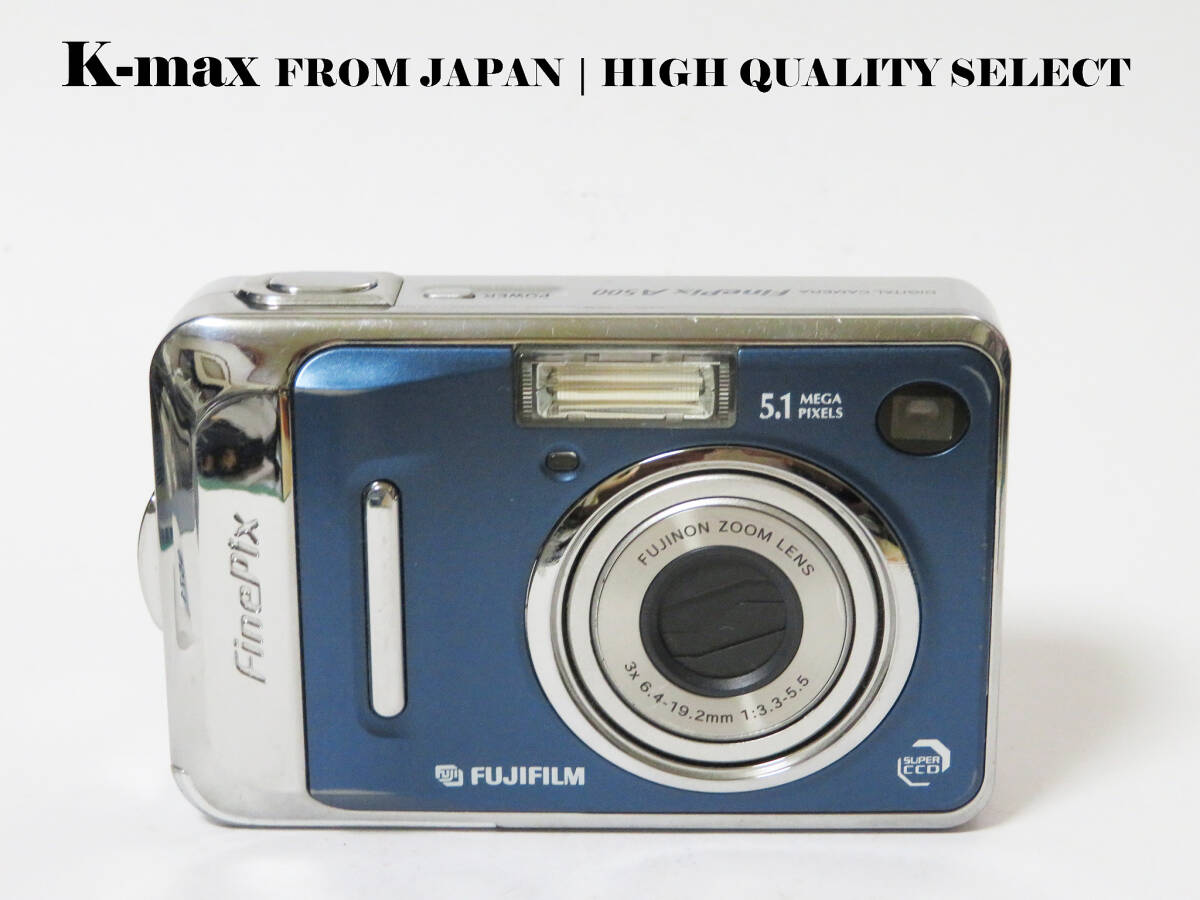 【極上美品】 Fujifilm FinePix A500 Blue | Mint Condition from Japan | Super CCD Sensor Classic #9571