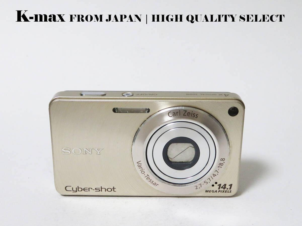【極上美品】 SONY Cyber-shot DSC-W350 Gold 正常動作品 [Mint] Y2K CCD Sensor Classic #9770