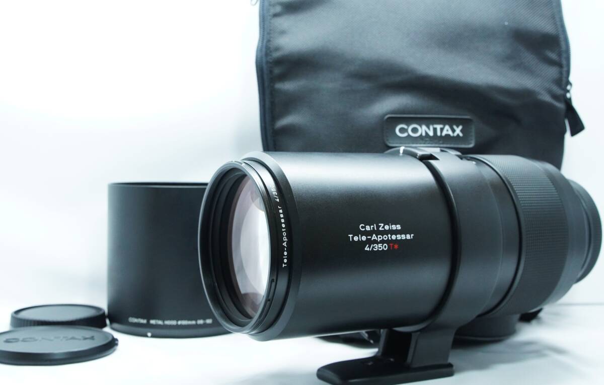 超希少 ほぼ新品未使用品 Contax Carl Zeiss Tele-Apotessar T* 350mm F/4 レンズ コンタックス645用 ＃1551