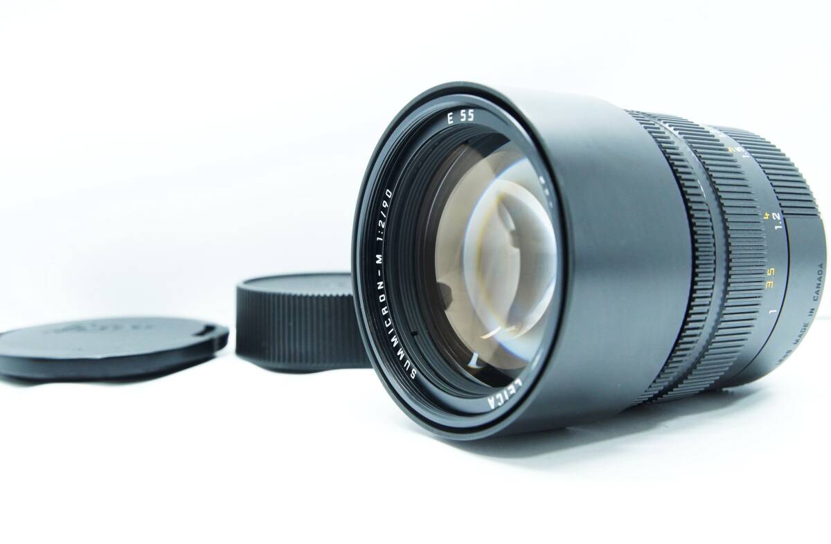超希少 極上美品 Leica Summicron-M 90mm f2 Ver.3 3rd E55 Canada　 ＃1552