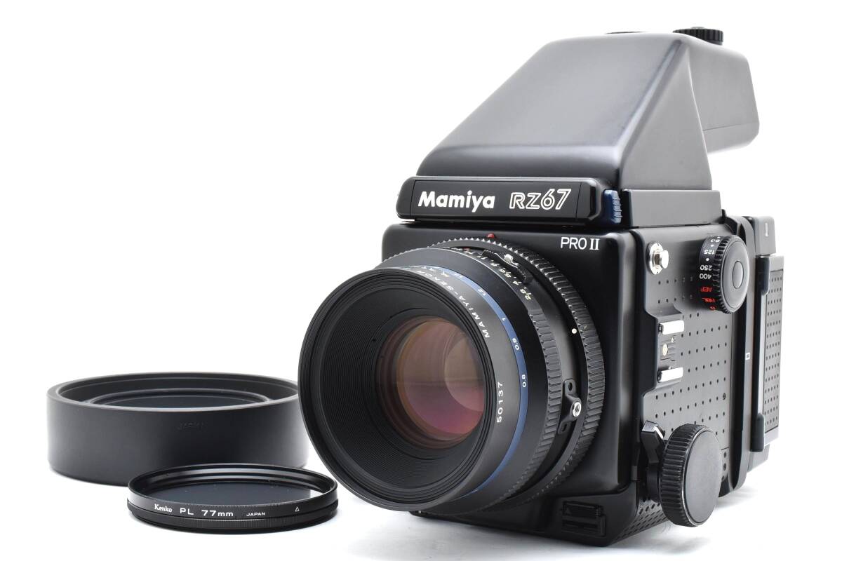  極上美品 Mamiya RZ67 Pro II FE701 AE Finder 110mm 中判フィルムカメラ レンズセット TK014