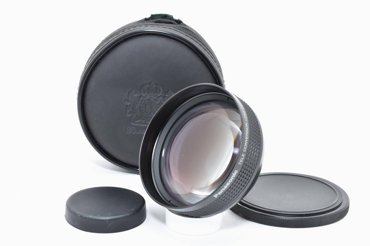 希少 極上美品 Panasonic TELE Conversion Lens VW-LT4314W 43mm テレコンバーター TK021