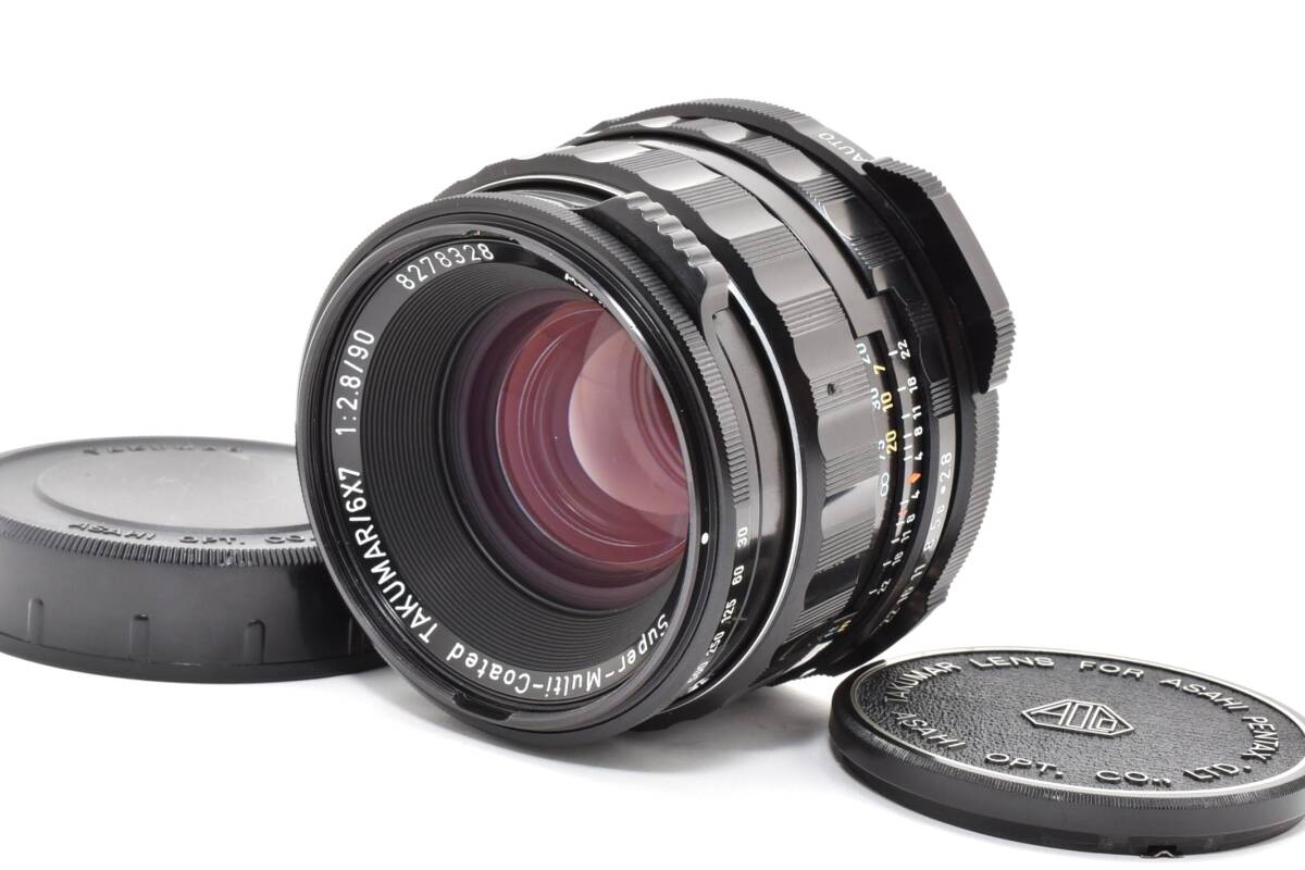 極上美品 Pentax 6x7 SMC Takumar 90mm F2.8 レンズシャッター 動作確認済み ＃TK046