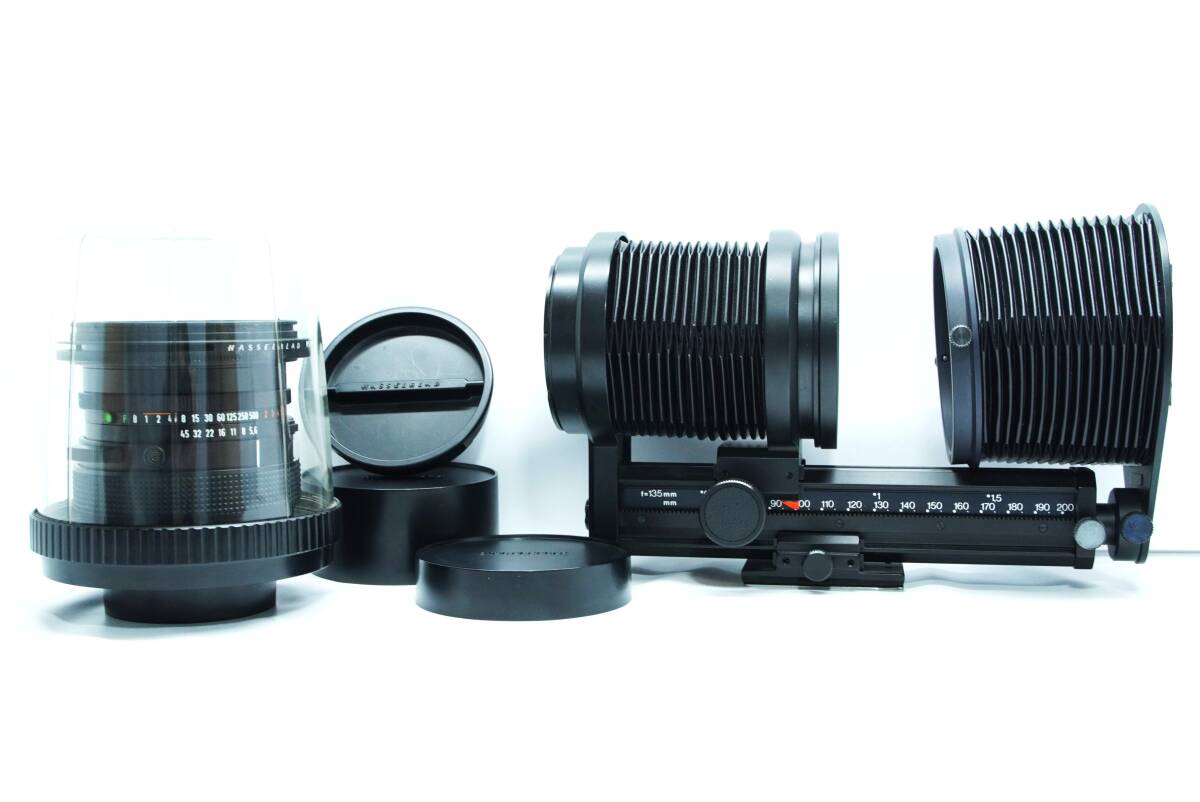 希少 ほぼ新品未使用品 Hasselblad CF Makro Planar 135mm F5.6 T* Auto Bellows セット　 ＃1527