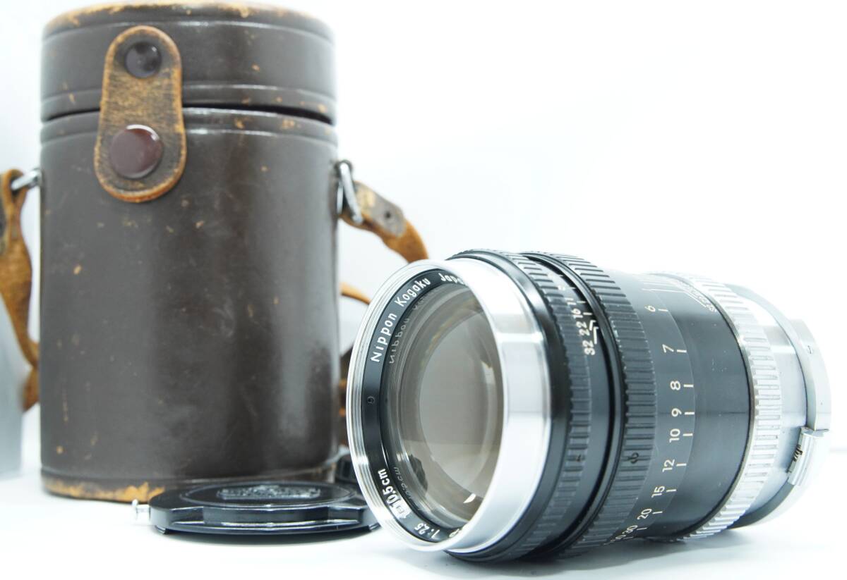 光学 極上美品 Nikon Nikkor P 10.5cm 105mm F/2.5 レンズ ニコンS マウント ＃1533