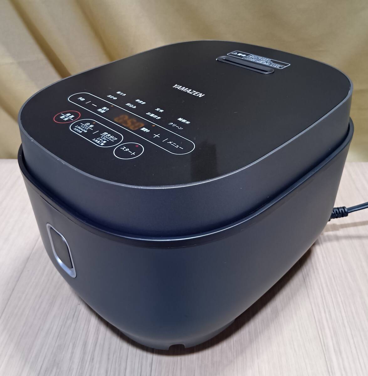 (OL0237) マイコン炊飯器　YAMAZEN　山善　YJP-DM102(B)　5.5合炊き