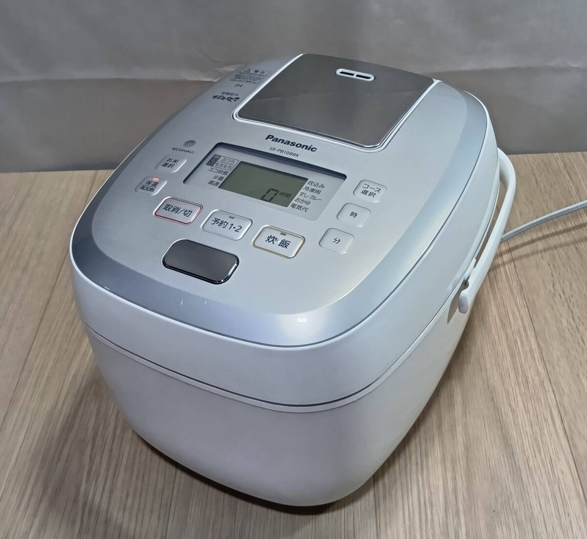 （OL0236）　可変圧力IH炊飯器　Panasonic 　パナソニック　SR-PB108BK　5.5合炊き