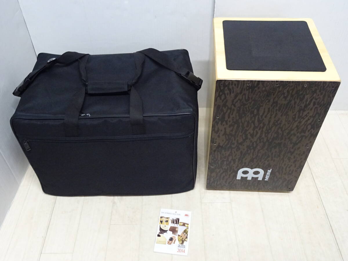 MU-673◆MEINL マイネル カホン CAJ3BMB-M 打楽器 ケース付き 中古品