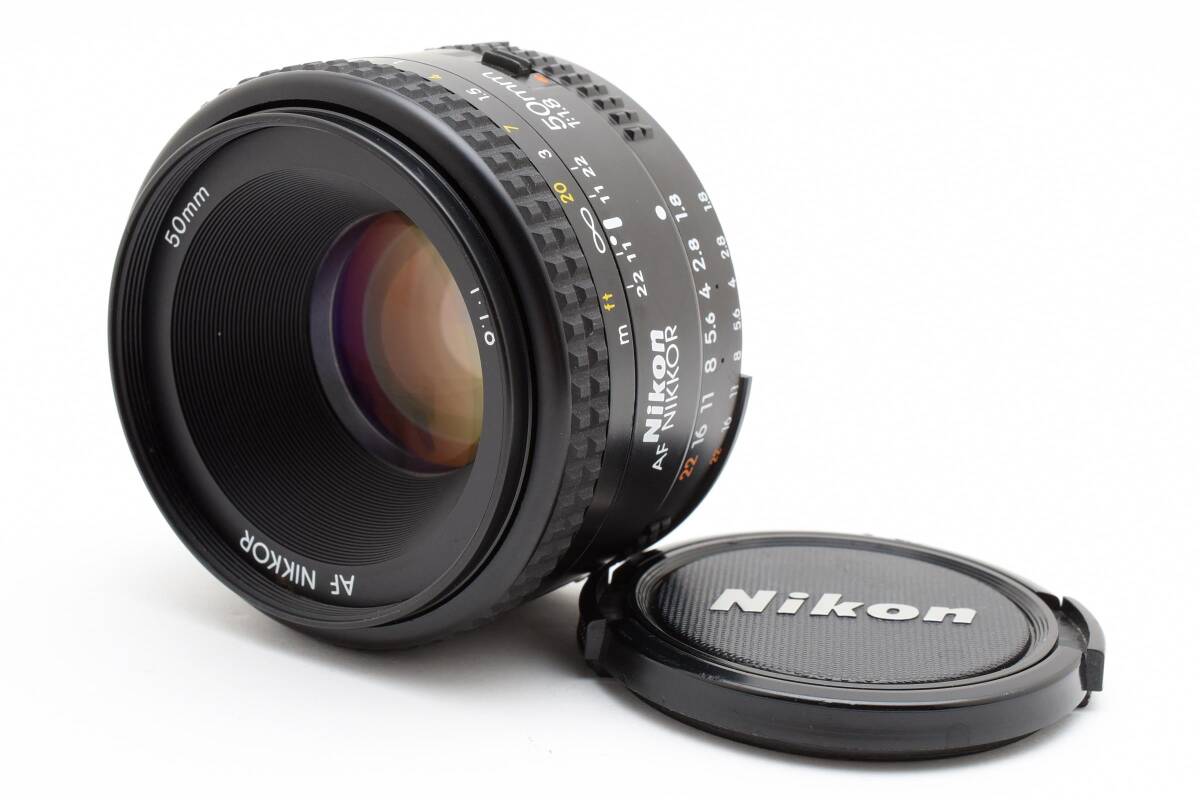 #5330 【動作OK・明るい単焦点】 Nikon AF 50mm F1.8 NEW ニコン フルサイズ対応 ボケ味 ★光学クリア・実用品★