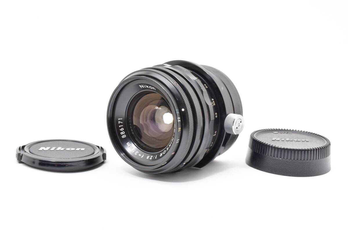 #5354 【動作OK・シフト機構】 Nikon PC-Nikkor 35mm F2.8 ニコン アオリ撮影 建築 風景 単焦点 ★実用品・現状渡し★