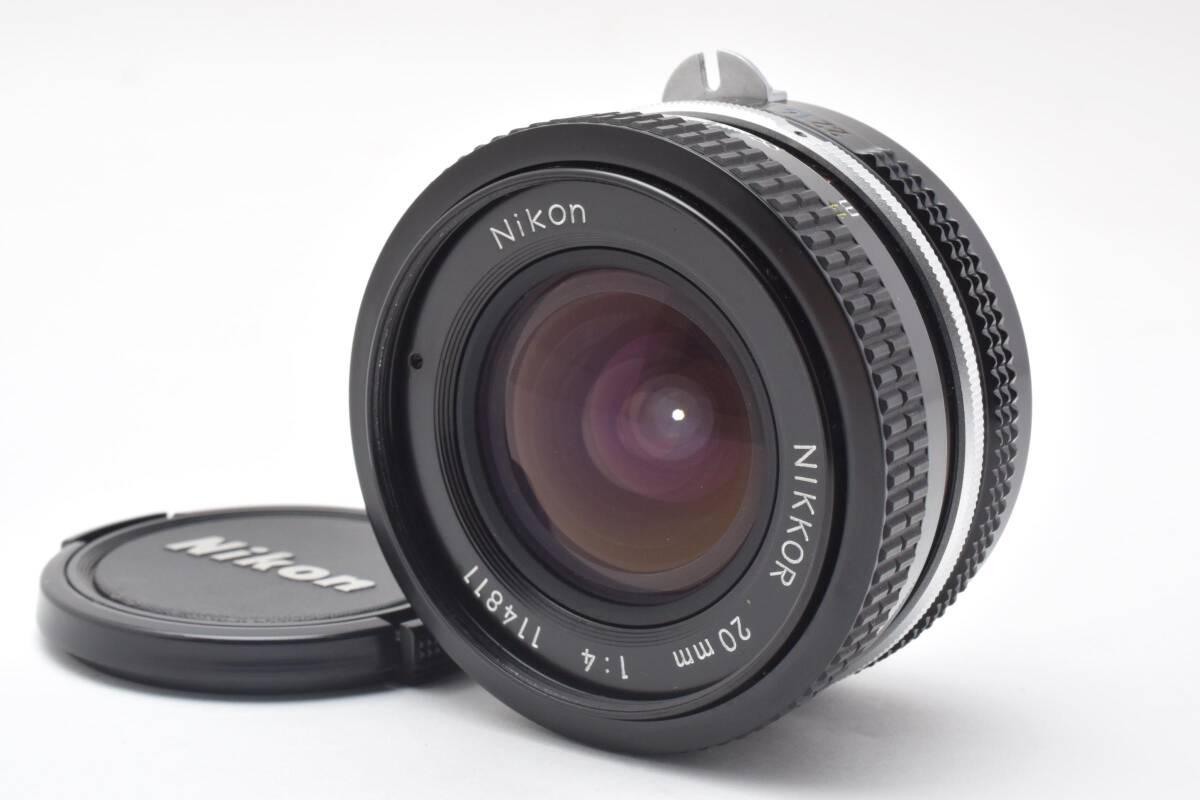 #5362 【非Ai】 Nikon New Nikkor 20mm F4 ニコン 超広角 単焦点 オールドレンズ ★動作絶好調★