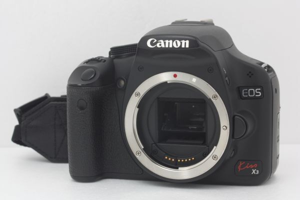 キャノン Canon Kiss X3 ボディ 完動品 バッテリー・ストラップ付き #385e