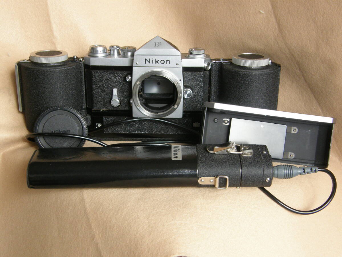 （美品・動作確認済）ニコン　Nikon　F　アイレベル　＋モータードライブ250
