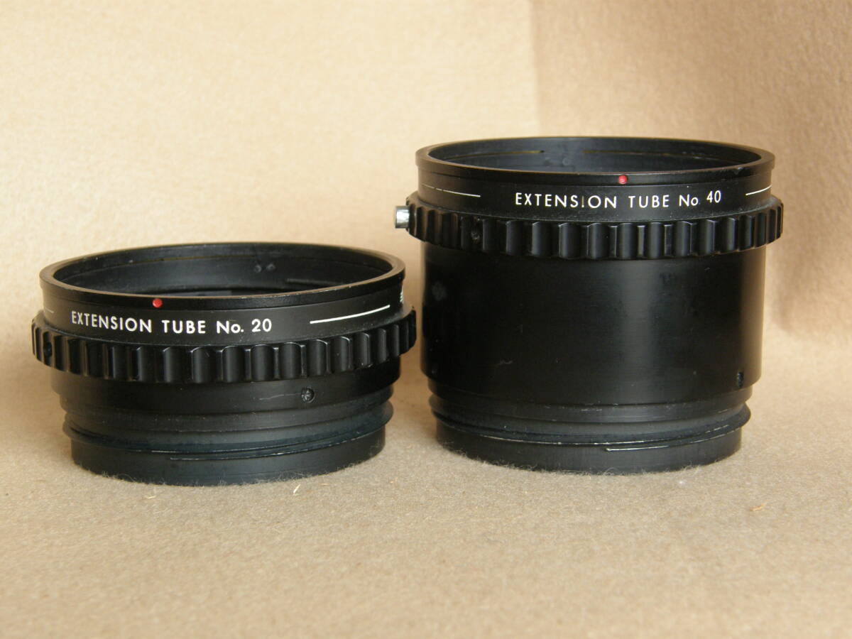 ハッセルブラッド　接写リング　HASSELBLAD　1600F　1000F　用　EXTENSION　TUBE　No.20　No.40　セット