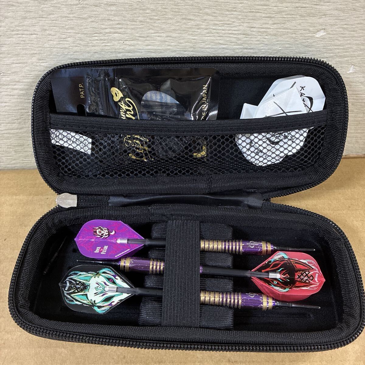 ダーツセット ダーツ バレル DARTS KATANA 未使用 ティップ付き ケース付き 中古品 