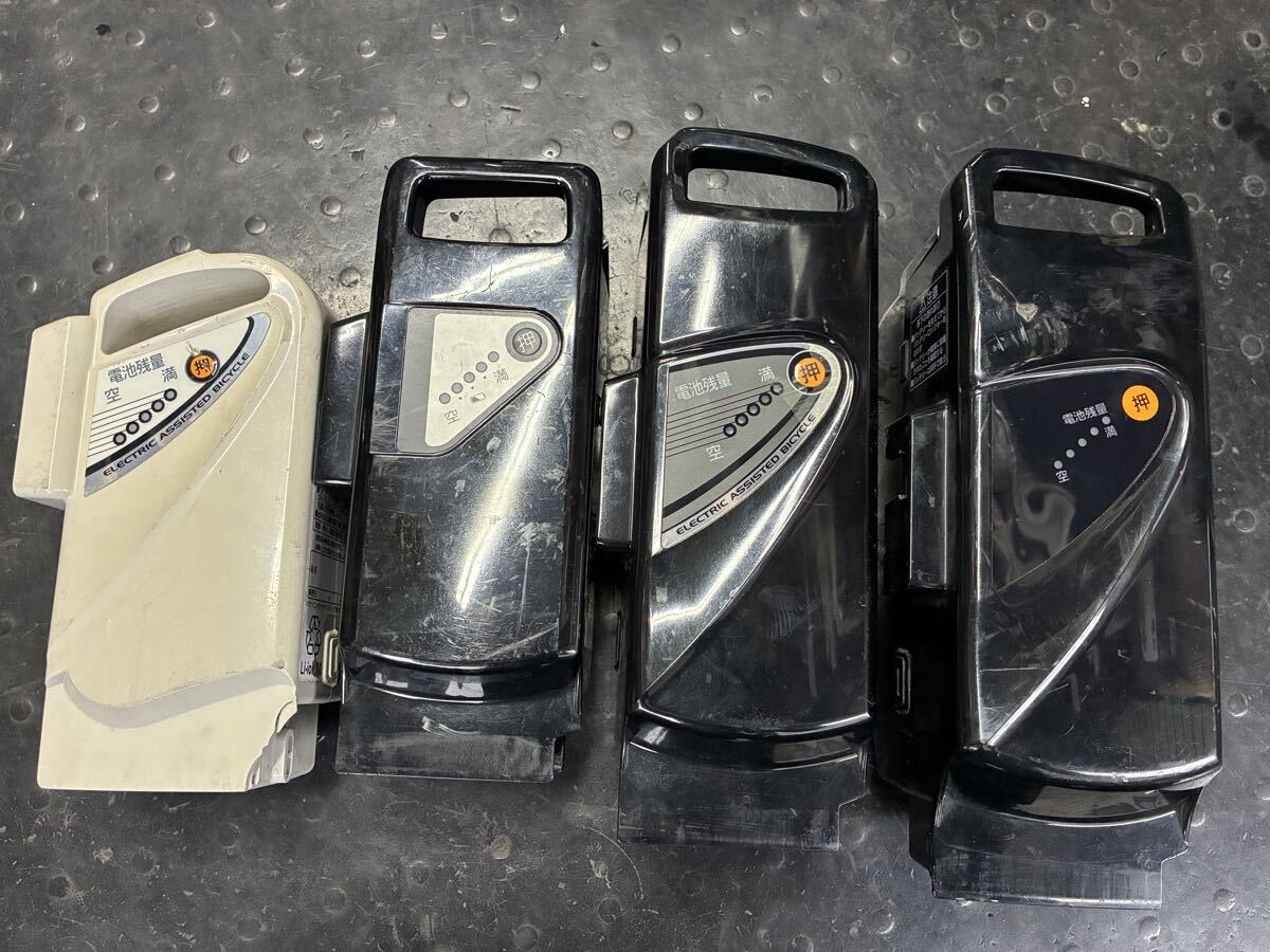 1円スタート　売り切り　電動アシスト自転車　バッテリー　４個セット　ジャンク　パナソニック　 電動自転車 Panasonic