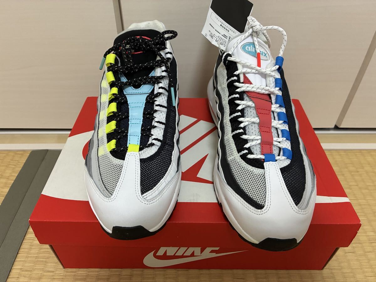 1円スタート　売り切り　ナイキ AIR MAX 95 QS GREEDY NIKE エアマックス95 新品　未使用　グリーディー　 スニーカー マルチカラー
