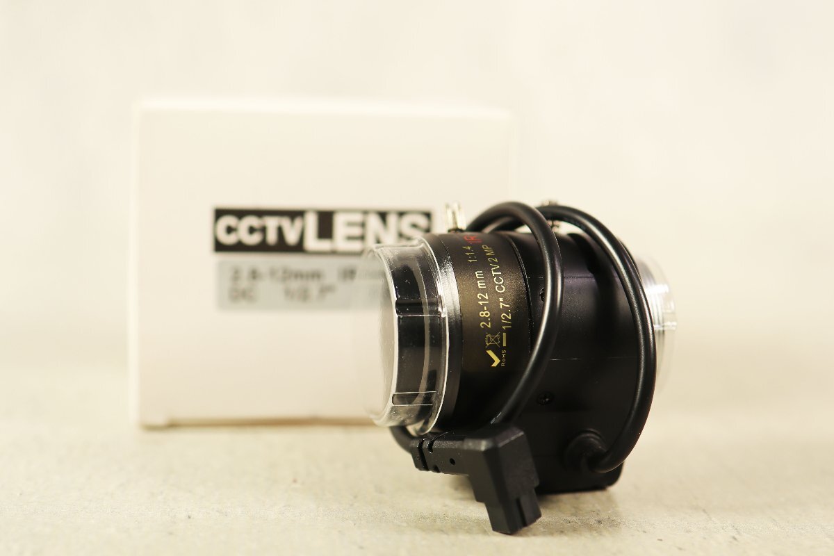 CCTV LENS 2.8-12mm IR 2MP DC 1/2.7 F1.4 カメラ カメラ