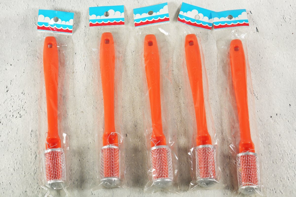 王様印 マキエスプーン エサ ５点セット カゴ付き 釣り具 釣用品　K081