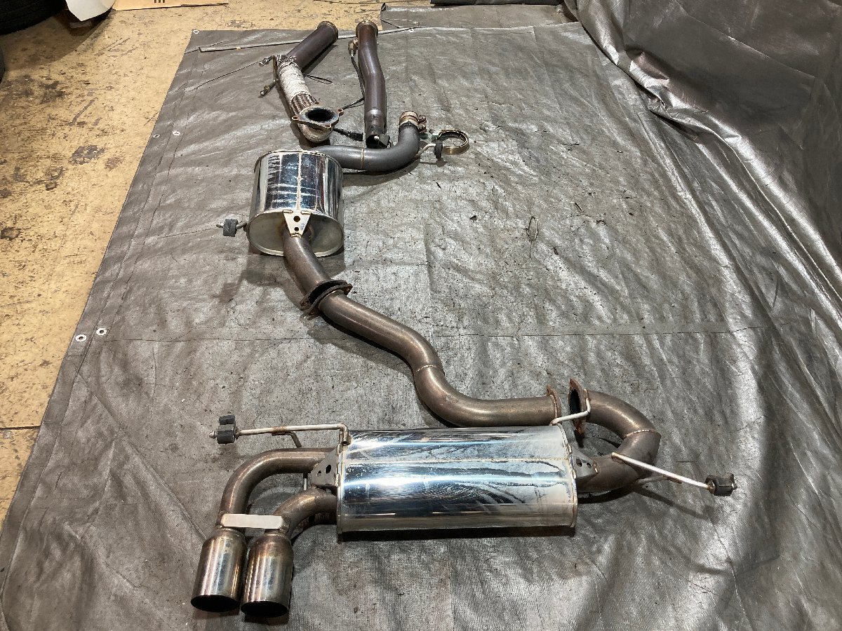 1KAXX VW ゴルフ5 NEUSPEED マフラー フロントパイプ付 [24QC24]