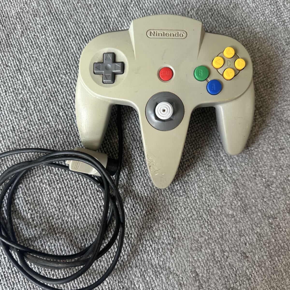 NINTENDO64 コントローラー グレー 任天堂 純正